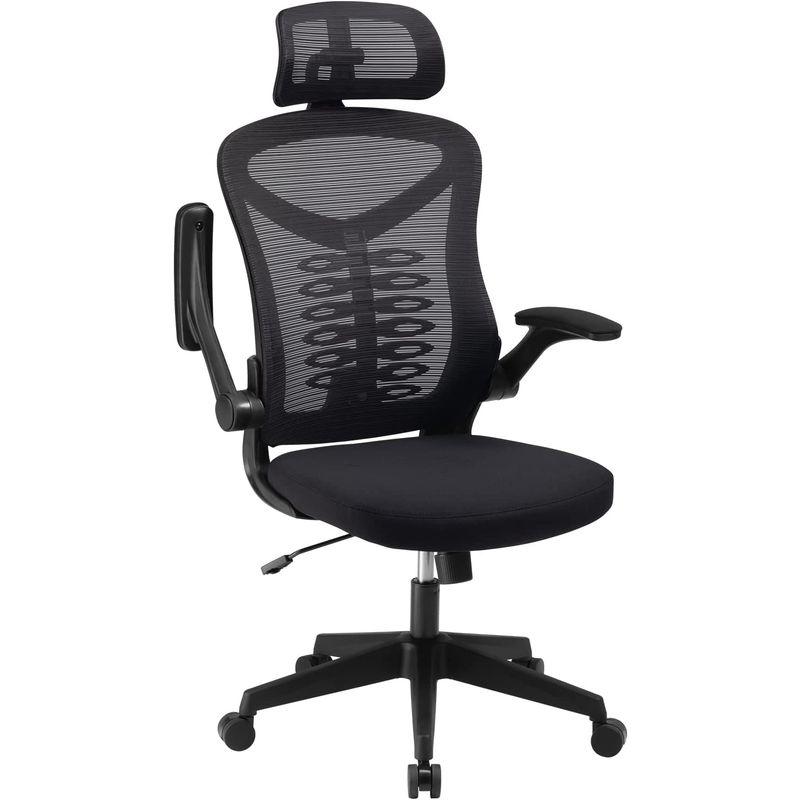Magic Life オフィスチェア デスクチェア 椅子 跳ね上げ式アームレスト メッシュ 高反発クッション採用 ランバーサポート調整可能 その他 オフィスチェア