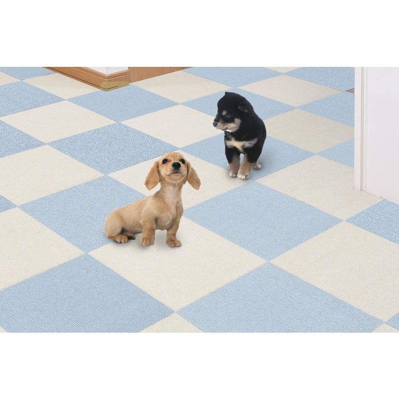 【新品】 ペット用品 タイルカーペット ペット用 50枚 30x30cm 4mm ペットマット 床に吸着 ズレない 犬用 滑り防止 タイルマット カーペット 撥水 【M2534397387】(13893円)