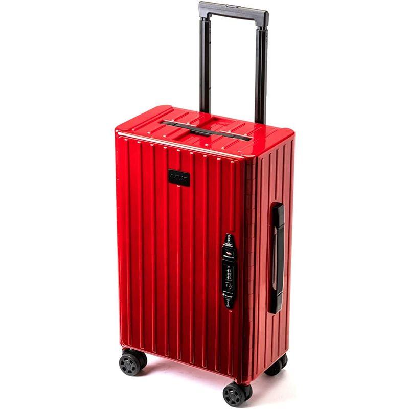 上質で快適上質で快適アンドフラット スーツケース 折りたためるキャリー 機内持ち込み 35L 49.5cm 3.8kg FL14-4-00001  47レッド スーツケース、キャリーバッグ