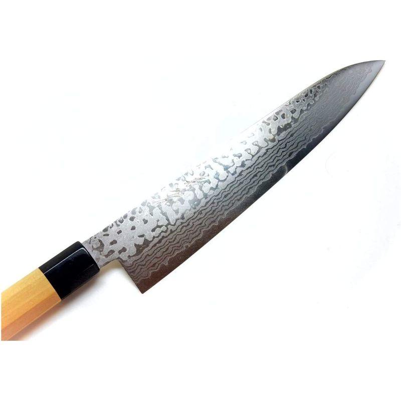 山脇刃物製作所 三徳包丁 シルバー 180mm 義弘 ZA18割込 三徳 69層