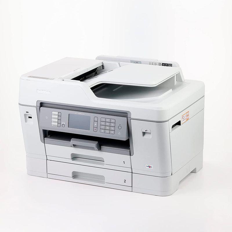 ブラザー プリンター A3 インクジェット複合機 MFC-J6983CDW ( FAX ADF 有線・無線LAN 2段トレイ 両面印刷 ) エプソン プリンター エコタンク搭載 A4カラーインクジェット複合機 EW-M754TW1 2021年モデル 写真用紙スクエア 20枚入 ド
