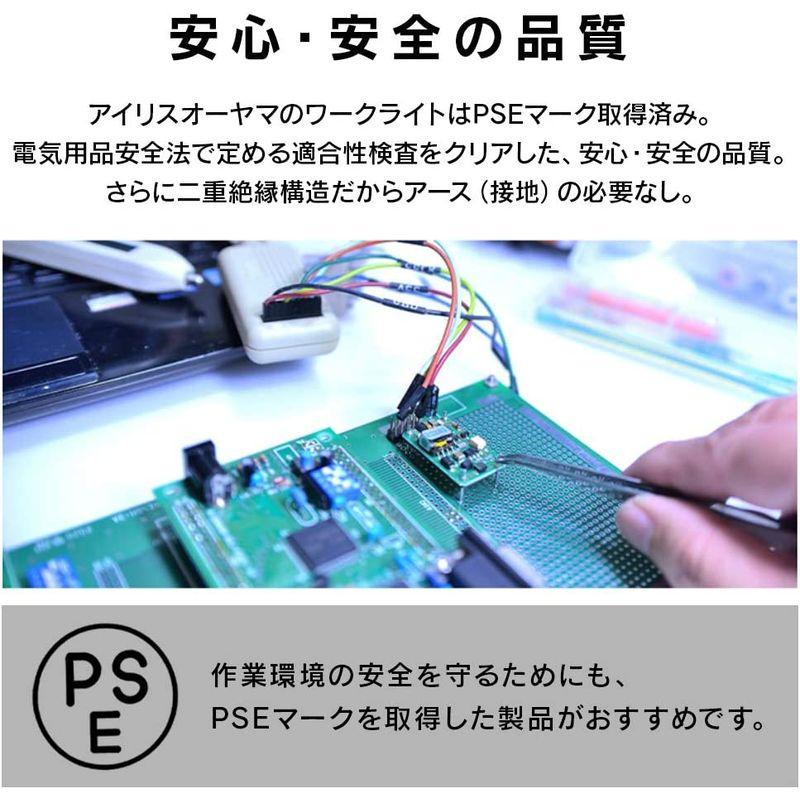 防災グッズ　アイリスオーヤマ　LED投光器　アース設置不要　防水防塵仕様　ワークライト　広配光1　3000ルーメン　防災の日　クリップタイプ