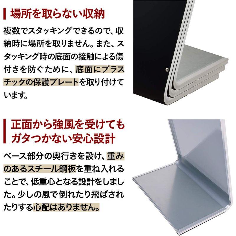 カフェ　Luxycone(ラグジーコーン)　駐車禁止看板　No.2　贅沢な空間　商業施設　おしゃれ　マンション　スタンド看板　屋外　NEO