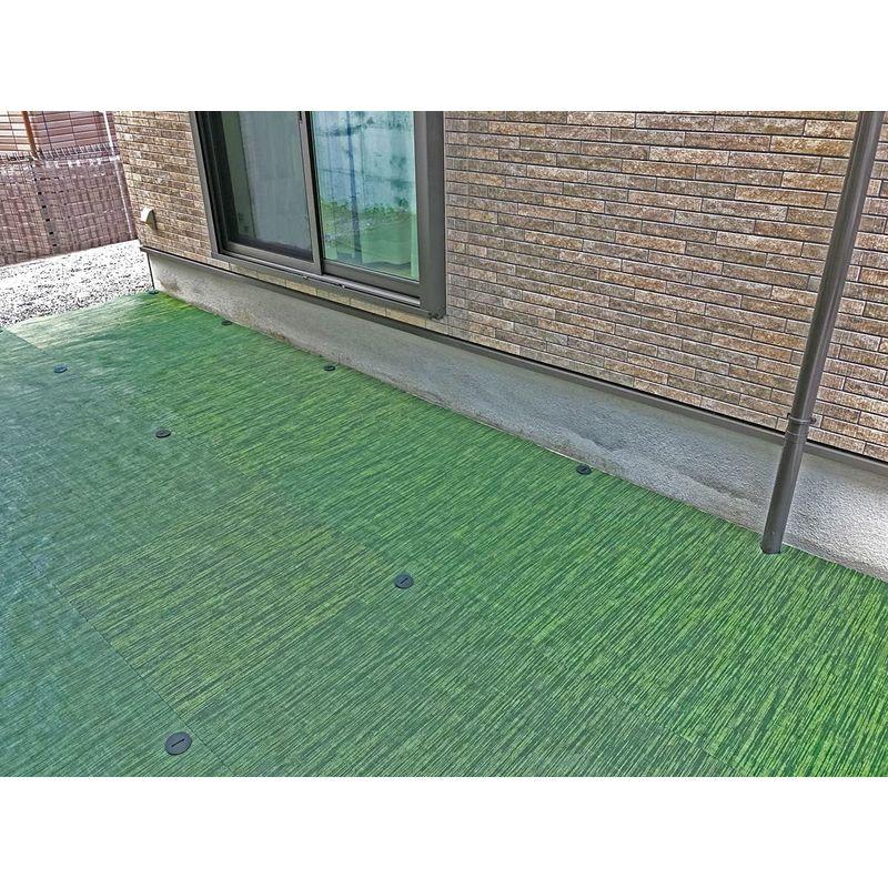 ダイオ化成 ツイストガード 芝生のような景観の国産防草シート 緑 1m×30m 強力織物シートの遮光性で雑草の繁茂を抑制。草刈 雑草対策のコ ツイストガード 芝生のような景観の国産防草シート 緑 1m×30m 強力織物シートの遮光性で雑草の繁茂を抑制 草刈 雑草対策のコ