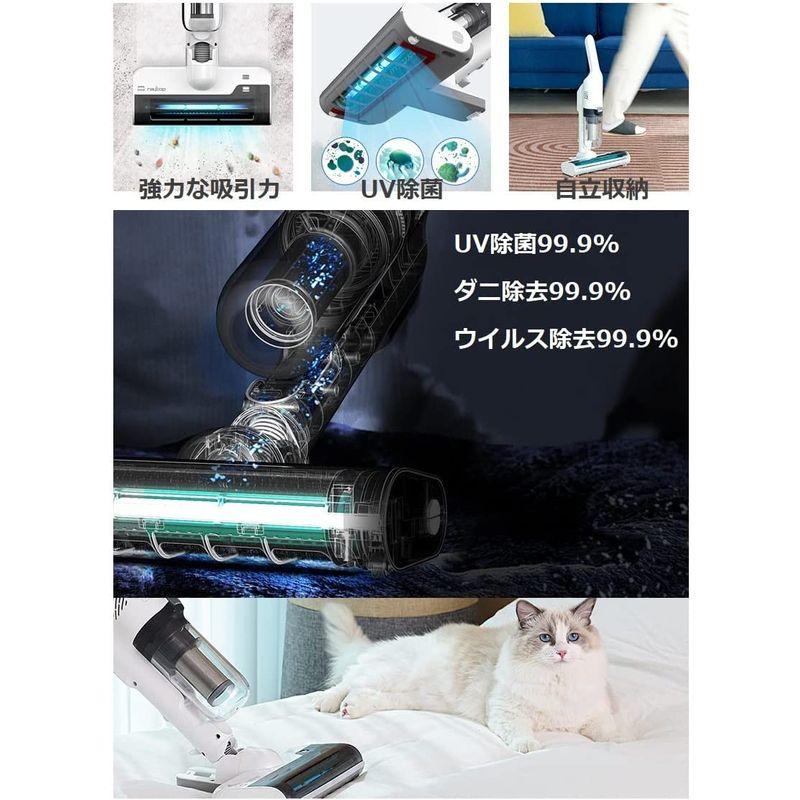専門店レイコップ コードレス UV除菌 布団クリーナーRS4-100JPWH、1.4