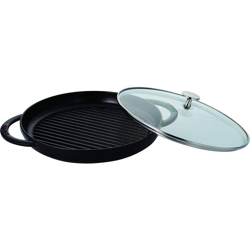 staub ストウブ 「 ピュアグリル スチーム&グリル ブラック 26cm 