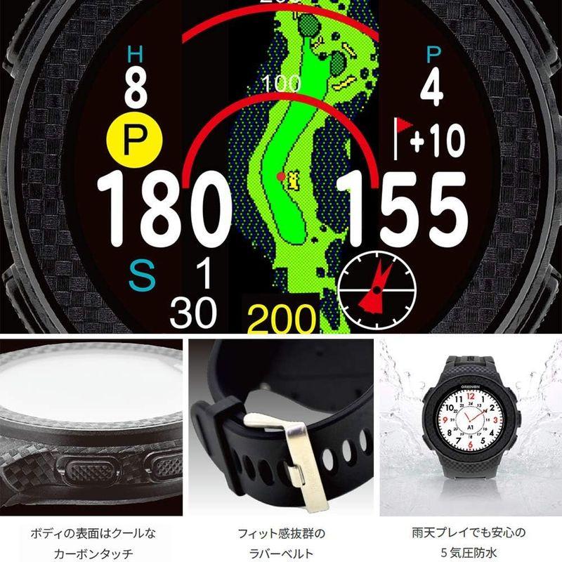 GreenOn(グリーンオン) ゴルフウォッチ ザ・ゴルフウォッチA1-II ユニセックス G017 グリーンオン ゴルフウォッチ ザ ゴルフウォッチA1 II ユニセックス G017 約