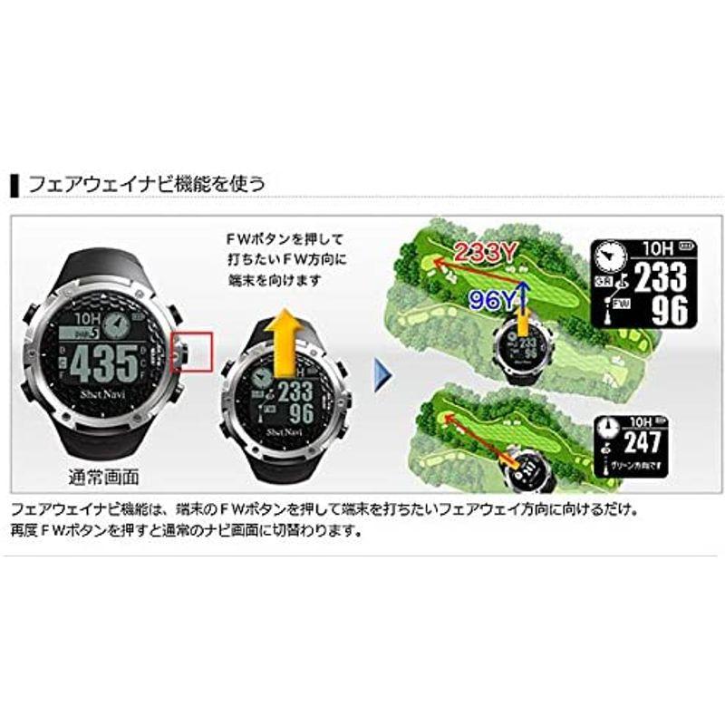 早い者勝ち訳あり！ ショットナビ(Shot Navi) ゴルフナビ GPS 腕時計型 ホワイト 日本プロゴルフ協会推奨 SN-W1-FW 【C2180387745】(11954円)