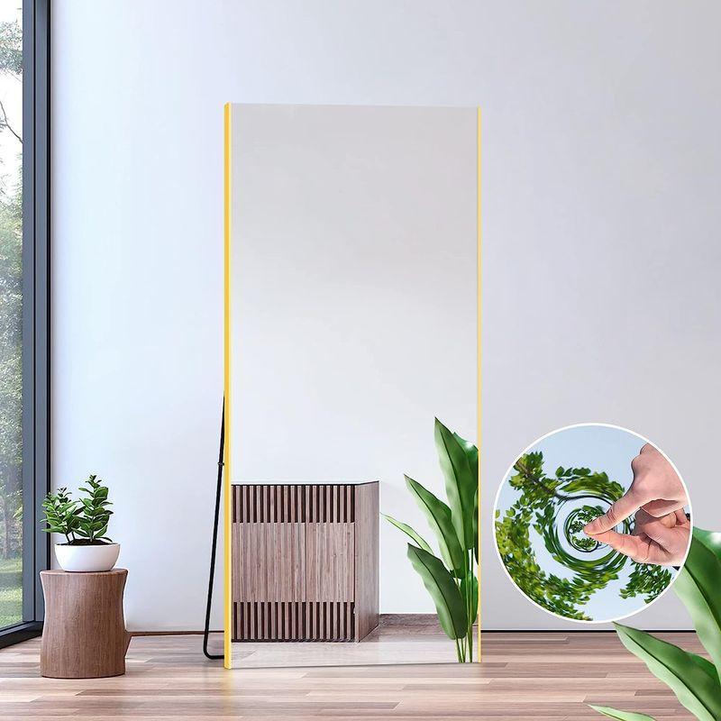 Brisafe 割れない鏡 割れないミラー 幅80×高さ170cm 自立ミラー フィルムミラー 姿見タイプ スタンドミラー 全身鏡 大型 軽 割れない鏡 割れないミラー 幅80×高さ170cm 自立ミラー フィルムミラー 姿見タイプ スタンドミラー 全身鏡 大型 軽