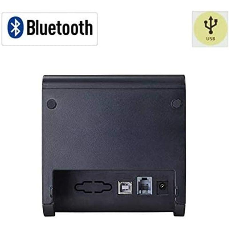 レシートプリンター サーマルプリンター WS-58IIK POSレジプリンター 和信テック USB Bluetooth 58mm幅 ブラック - 5