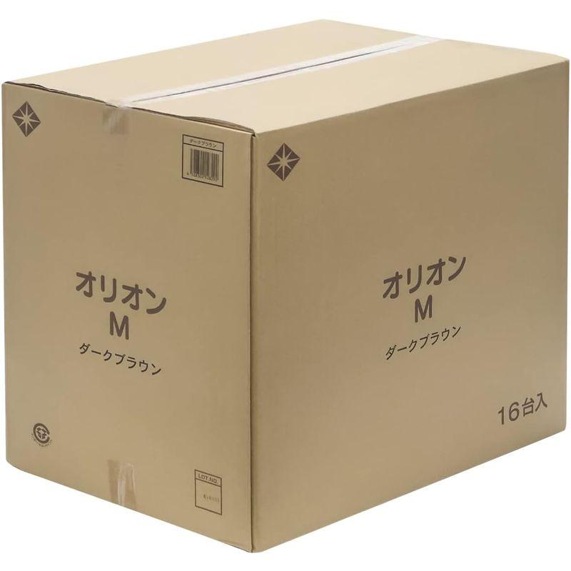 収納ボックス JEJアステージ 衣類収納 日本製 オリオン M フタ付き ダークブラウン/クリア 幅30×奥行41×高さ19cm 16個セッ 4