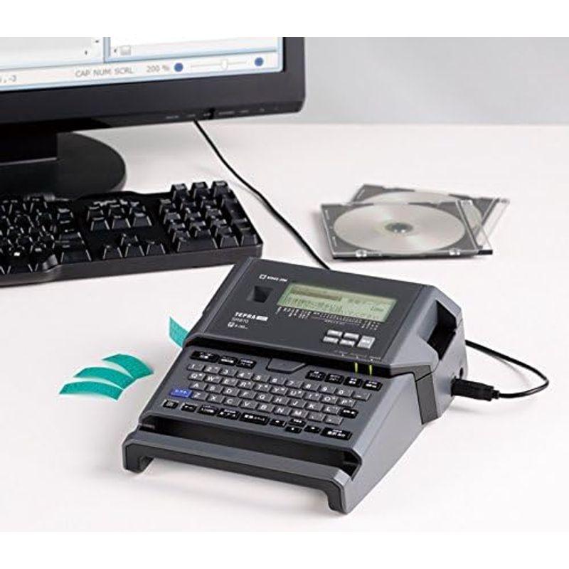 オフィス用品 キングジム ラベルライター「テプラ」PRO SR970 ソリッドグレー - 7