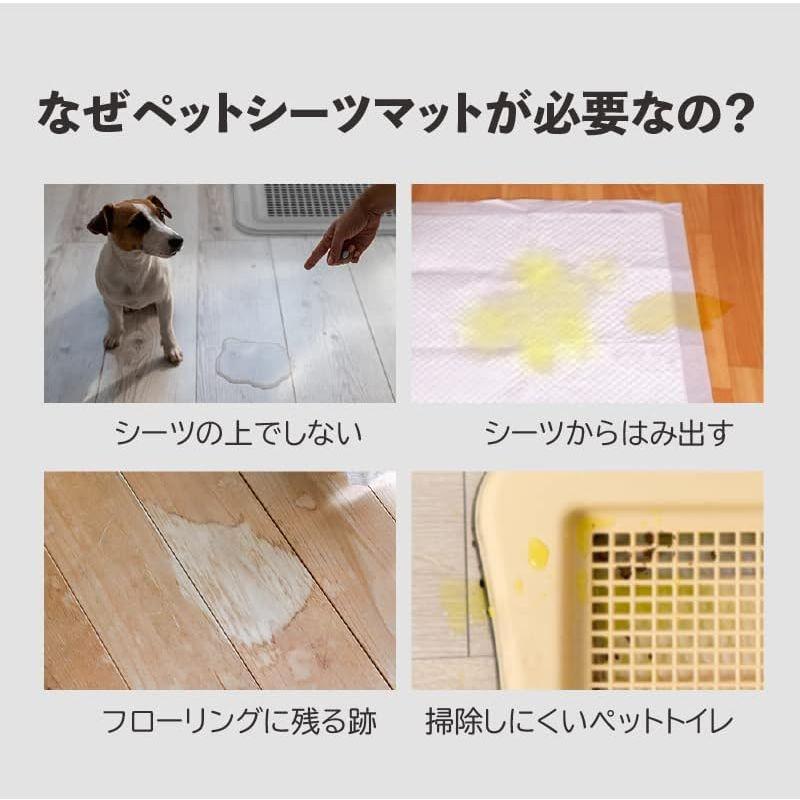 PARKLON（抗菌/消臭/防水/滑りにくい/パテラ対策/小型犬) ペットシーツ トイレ下敷きマット (130×90×0.2cm， Latt 抗菌/消臭/防水/滑りにくい/パテラ対策/小型犬 ペットシーツ トイレ下敷きマット 130×90×0 2cm， Latt 　PARKLON