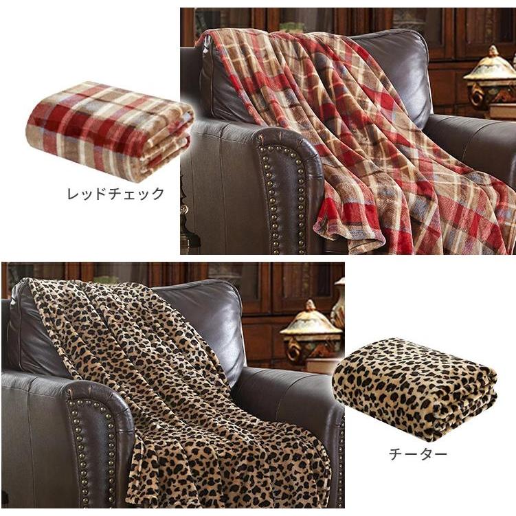MERRYLIFE 柄ブランケット シングル毛布 ソファーカバー あったか 冬
