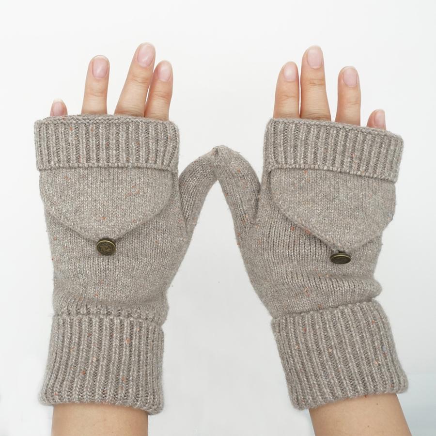 グローブ指なし手袋 フィンガーレス ミトン フード スマホ操作 2WAY 秋冬 男女兼用 シンプル 5色  :glove01:MERRYLIFEヤフーSHOP 通販 