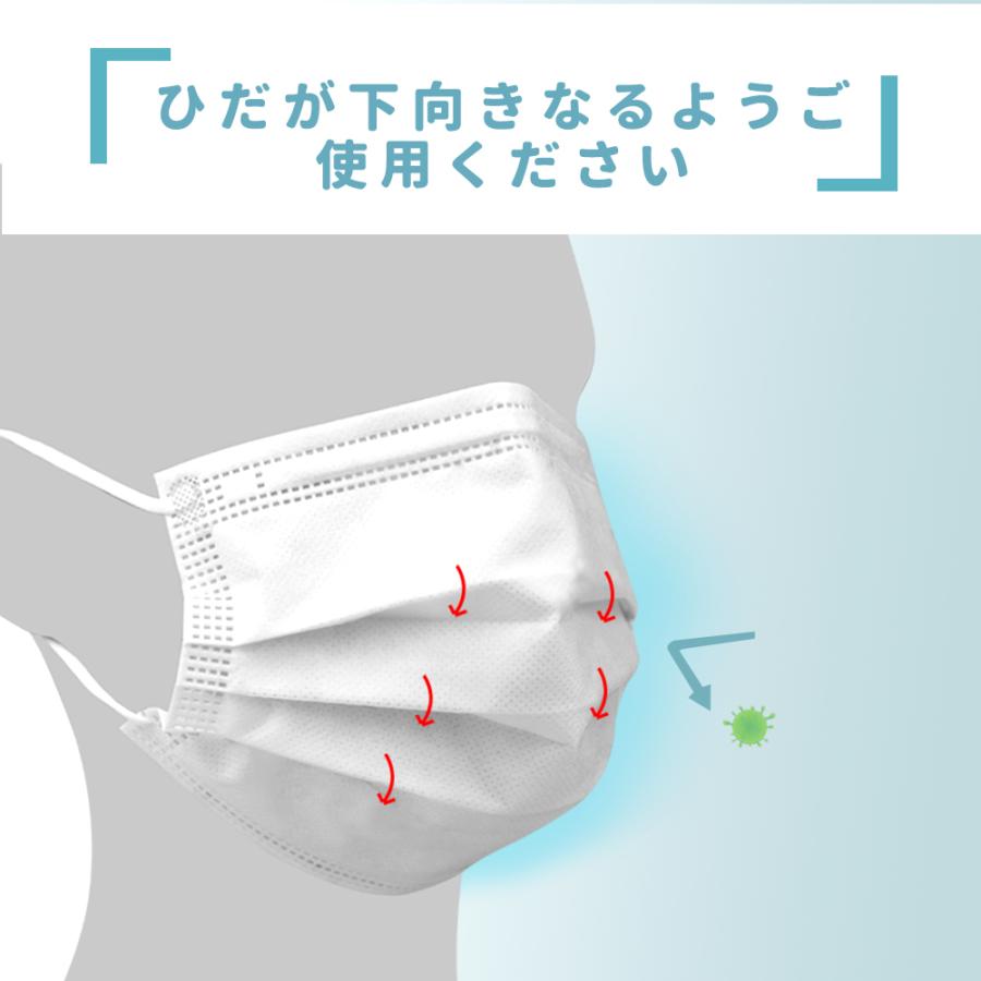 マスク不織布 プリーツマスク16cm 立体カラーマスク50枚 インフルエンザ対応 男女兼用 使い捨て快適呼吸20色以上 高品質10枚ずつ梱包5袋入り 日本認証JIS規格 | MERRYLIFE | 11