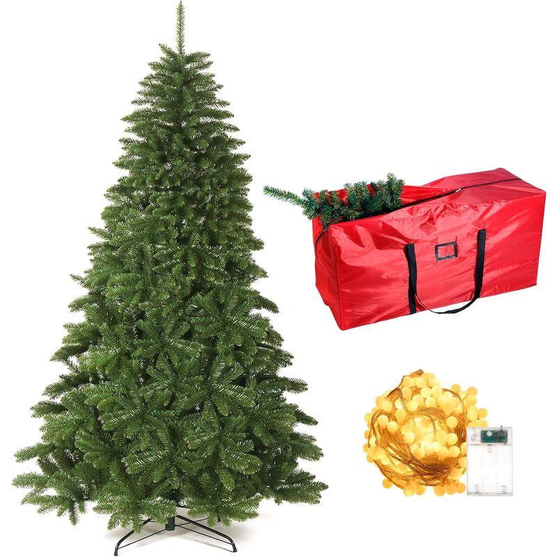クリスマスツリー 180cm 高濃密度 枝数1000本 組立簡単 自動展開 christmas tree 180cm クリスマスツリー クリ - 5