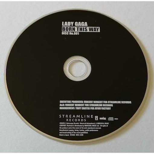 レディー ガガ LADY GAGA ボーン ディス ウェイ BORN THIS WAY 中古CD