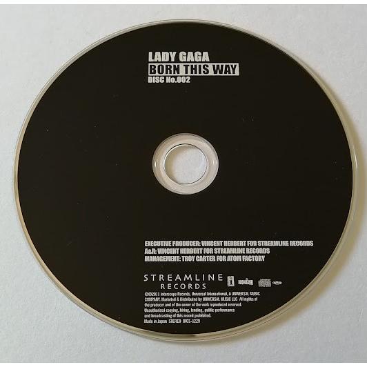 レディー ガガ LADY GAGA ボーン ディス ウェイ BORN THIS WAY 中古CD