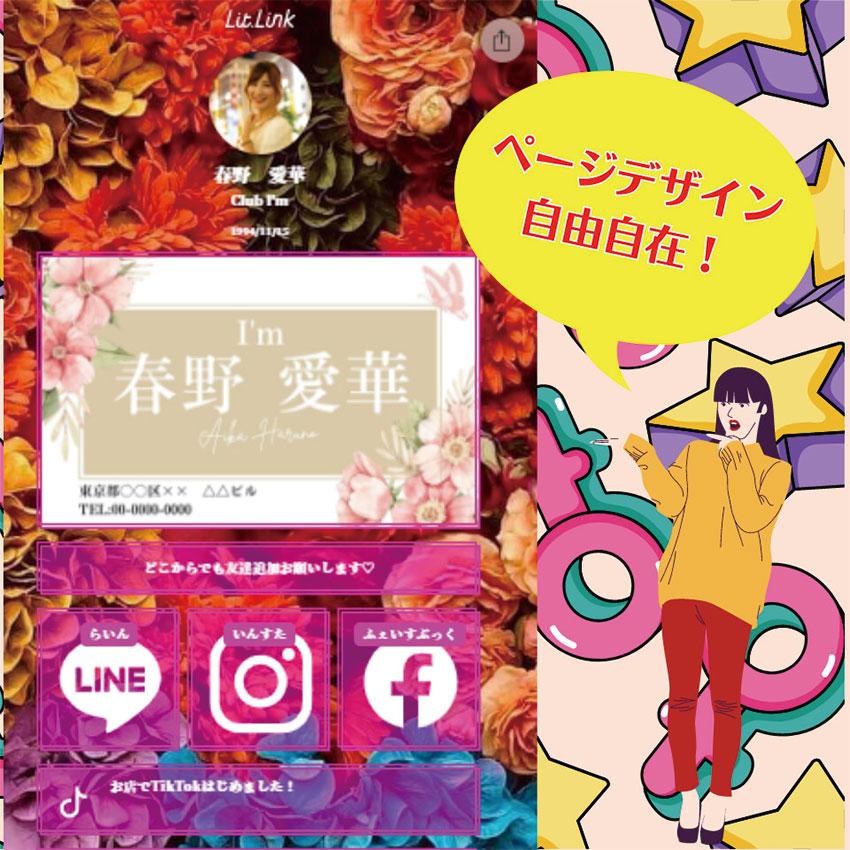 プロフィールカード I'm 送料無料 5color スマホ 名刺 営業