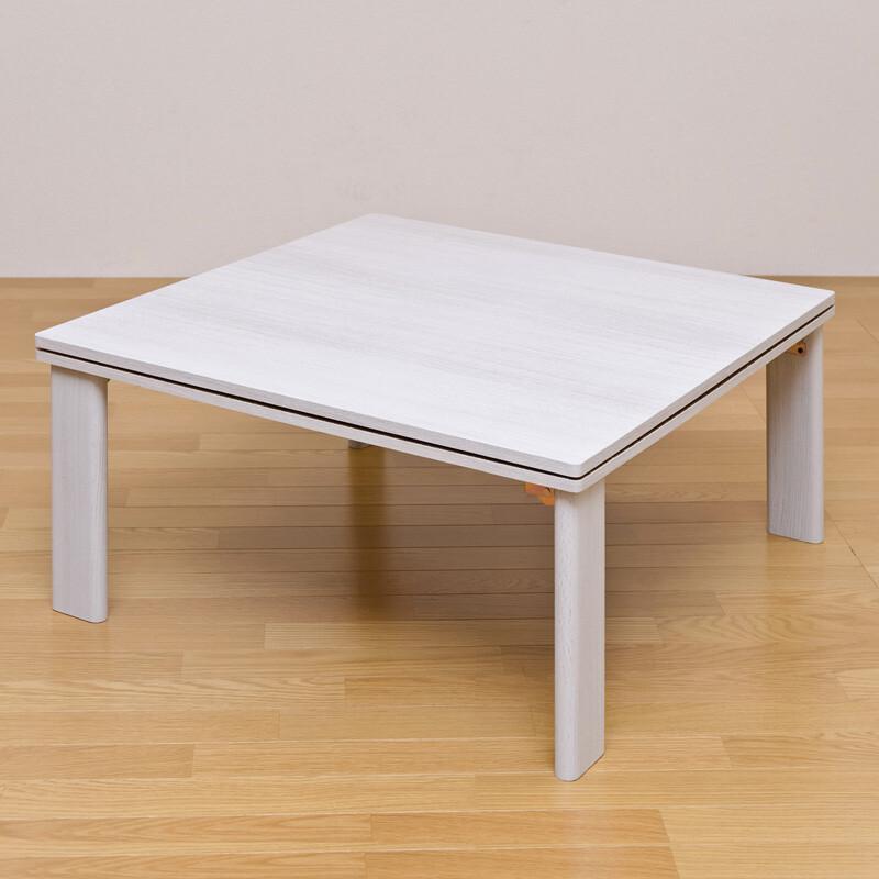 折脚フラットヒーターコタツ 80×80 DCH-F80 送料無料 2color こたつ  