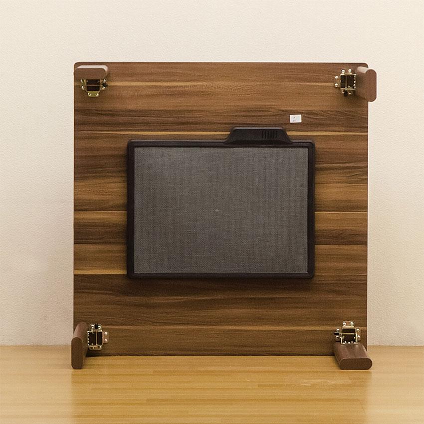 折れ脚フラットヒーターコタツ　80　正方形　ウォールナット コタツ 折れ脚 こたつ 80×80cm 正方形 フラットヒーター 薄型