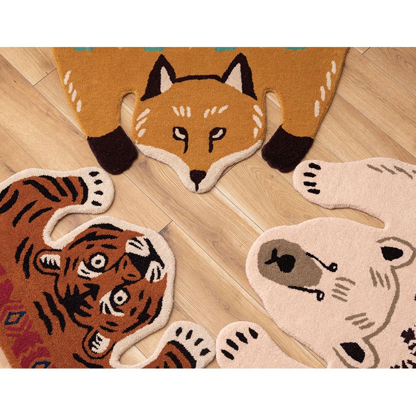 ANIMAL ACCENT RUG アニマルアクセントラグ FAB-011 送料無料 全3種 