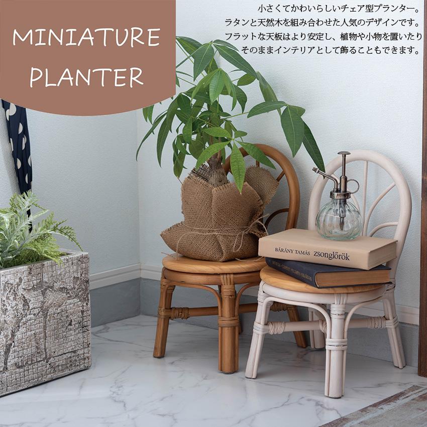 MINIATURE PLANTER ミニチュアプランター GUY-929 2color チェア型  