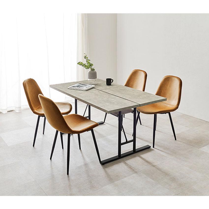 本革調のダイニングチェア2脚セットor 4脚セット DINING CHAIR チェア 2脚セット LC-4234-2 送料無料 4color 合成皮革