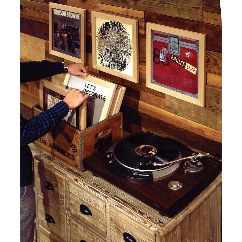 RECORAD FRAME レコードフレーム LFS-590 天然木 LPレコード用