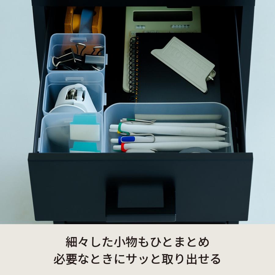 くらしのストレージワゴン5段 NK-481 送料無料 3color 高さ68.5cm オフィス デスクワゴン スチール キャビネット サイドワゴン 収納 ワゴン キャスター付の画像