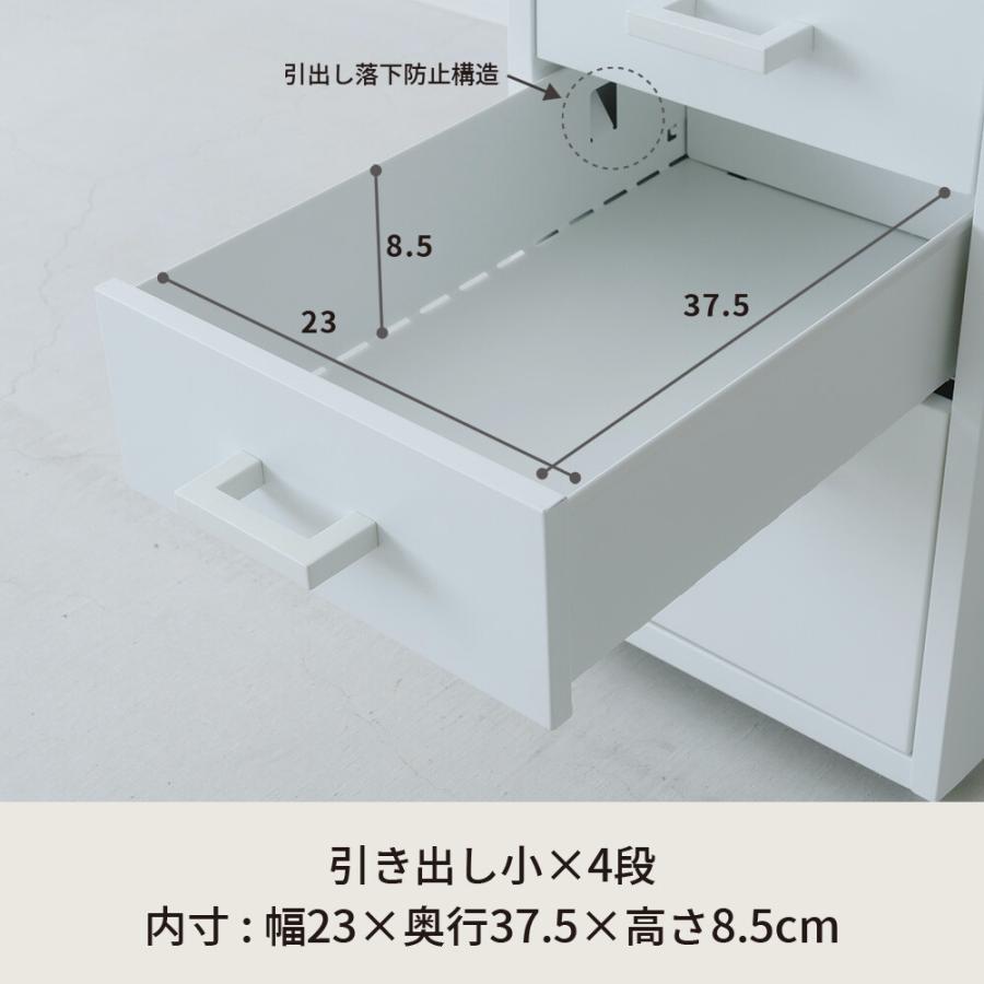 くらしのストレージワゴン5段 NK-481 送料無料 3color 高さ68.5cm
