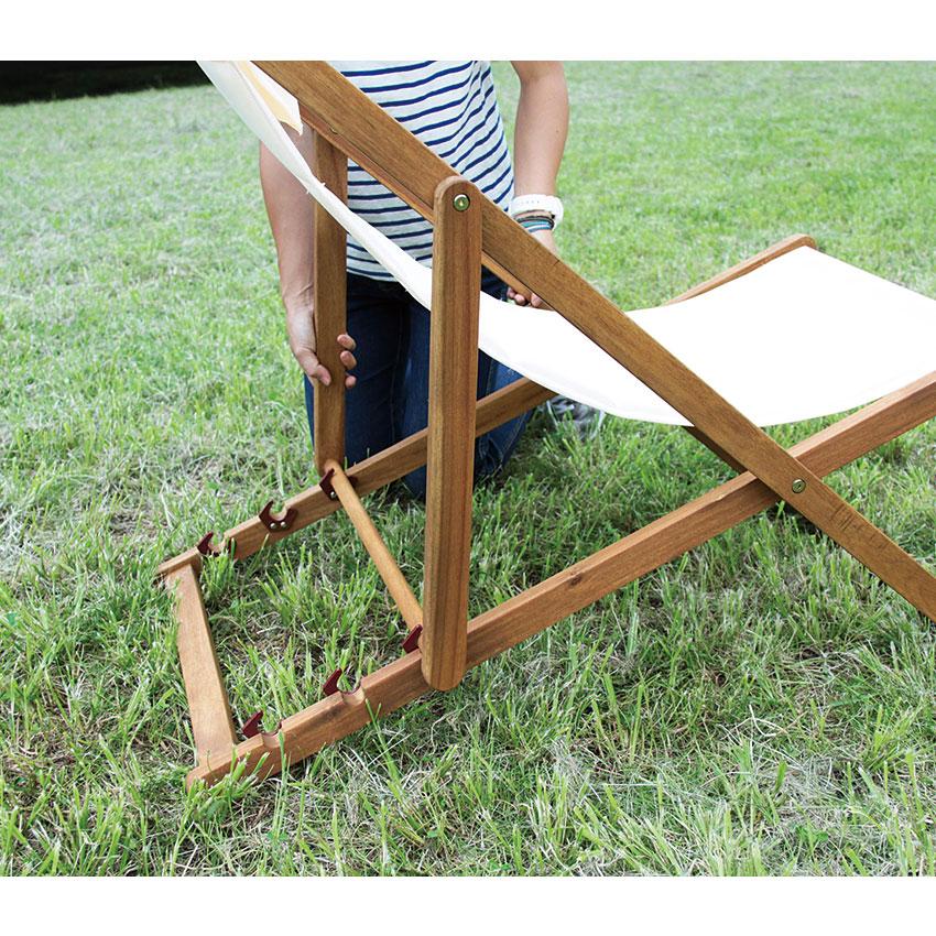 FOLDING DECK CHAIR デッキチェア NX-512 送料無料 折りたたみ チェア