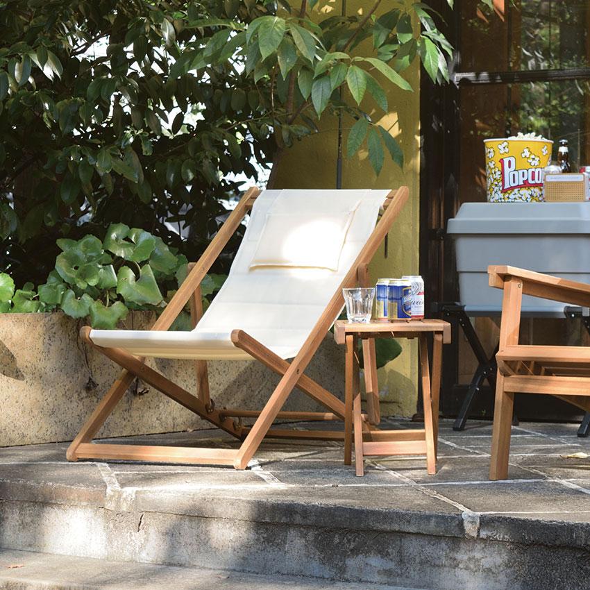 FOLDING DECK CHAIR デッキチェア NX-512 送料無料 折りたたみ チェア