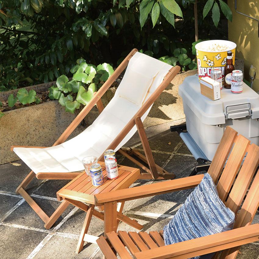 FOLDING DECK CHAIR デッキチェア NX-512 送料無料 折りたたみ チェア