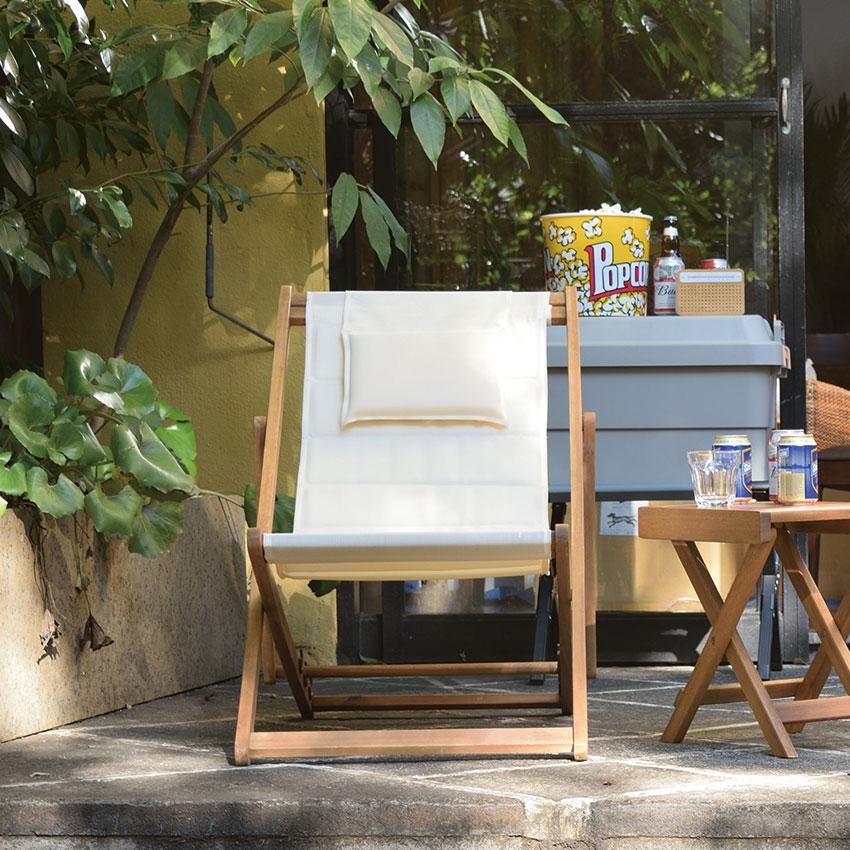 折りたたみデッキチェア　VALSECCHI made in ITALY FOLDING DECK CHAIR デッキチェア NX-512 送料無料 折りたたみ チェア