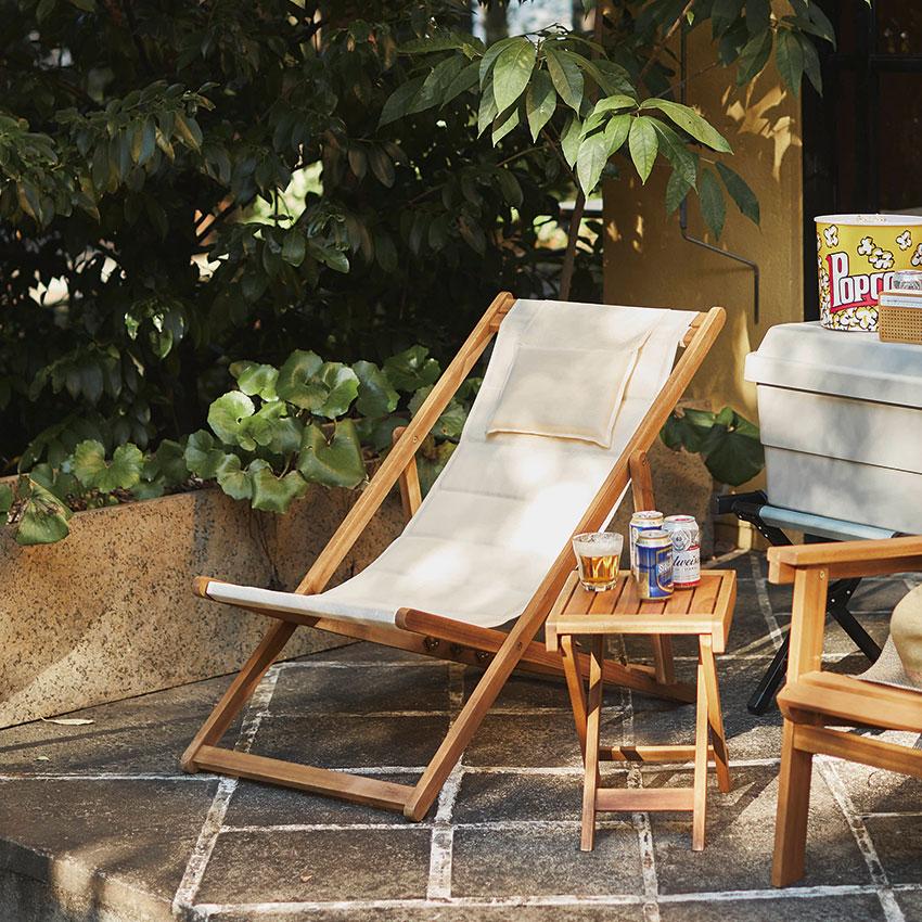 FOLDING DECK CHAIR デッキチェア NX-512 送料無料 折りたたみ チェア