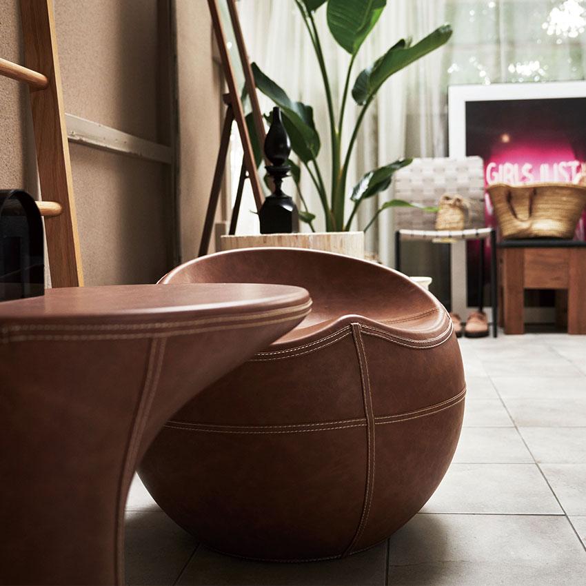 Potondo stool スツール PC-365 送料無料 2color おしゃれ ソフト