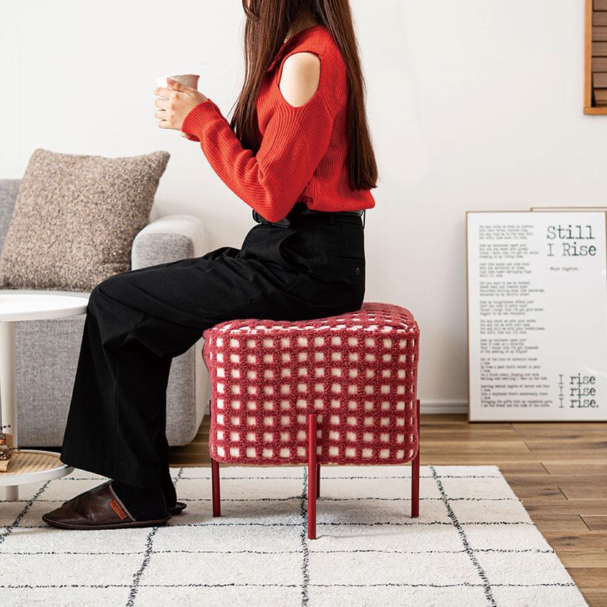 スツール PC-508 2color 椅子 イス チェア オットマン かわいい