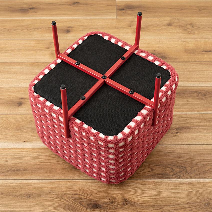 スツール PC-508 2color 椅子 イス チェア オットマン かわいい