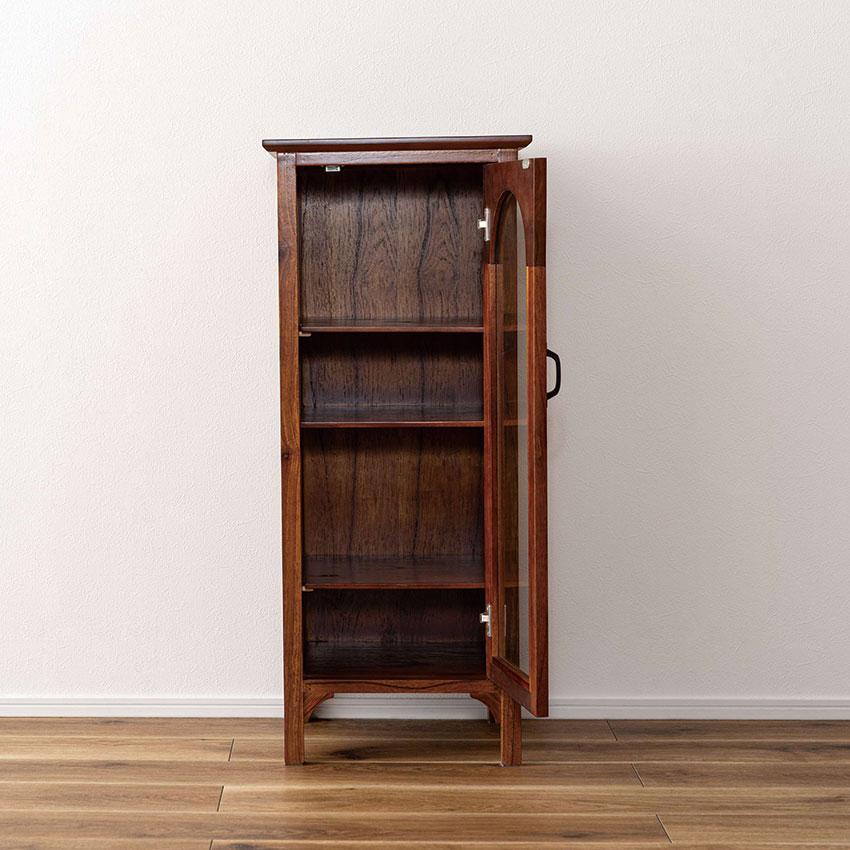 アルシェ キャビネット スリム PM-323 送料無料 飾り棚 収納家具