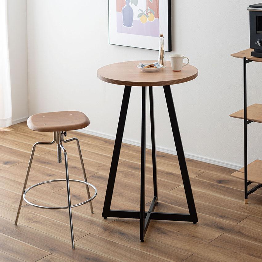 ハイテーブル PT-342 送料無料 2color テーブル カフェテーブル