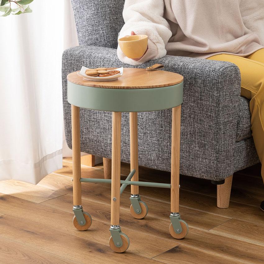 一枚板 サイドテーブル 3color 【公式通販】