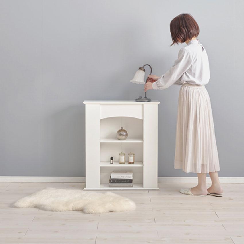 mantel piece マントルピース 3段 送料無料 ラック チェスト 棚 RCC