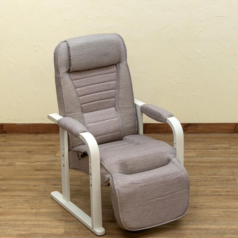 ムーさん専用　レバー式リクライニングチェアフット付 BR S3-07 組立式 レバー式 リクライニングチェア フット付 S3-07 送料無料 2color