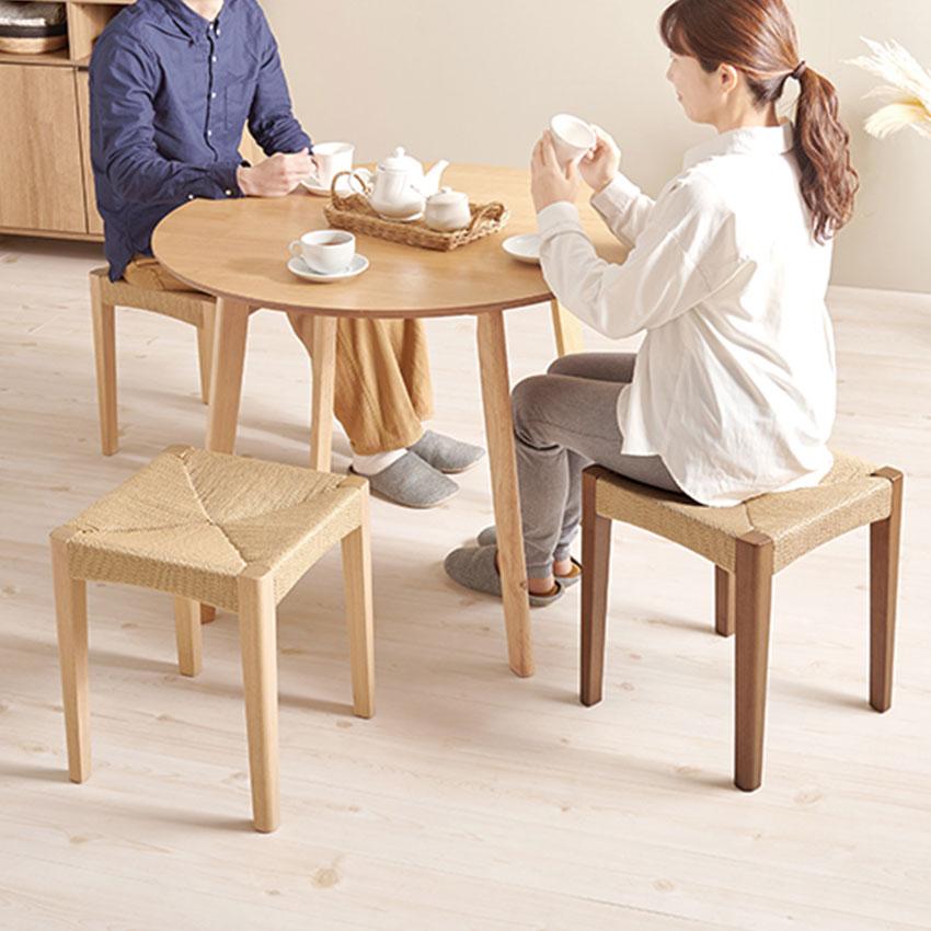 訳あり】バリ島チーク×レザースツール 座面高実質43cm 通常27,500円が