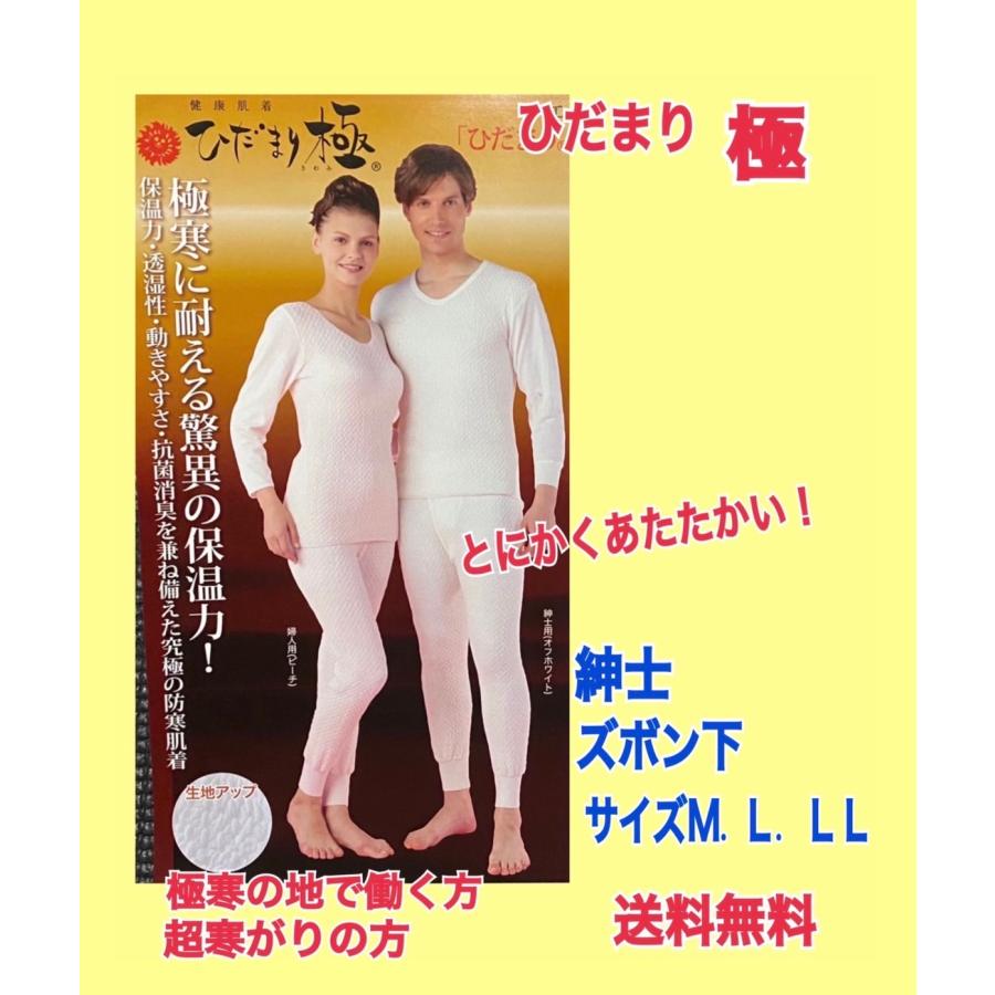 紳士 ひだまり肌着 極 M.L.LL 紳士 ズボン下 健康肌着 防寒インナー