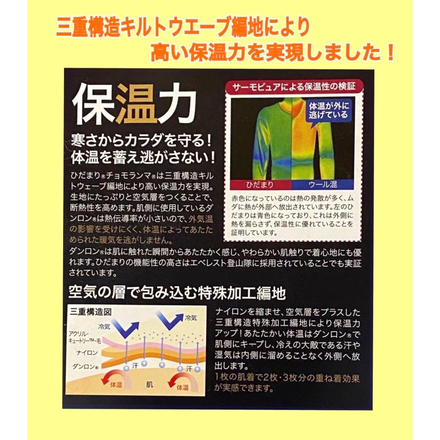 紳士 ひだまり肌着 極 M.L.LL 紳士 ズボン下 健康肌着 防寒インナー