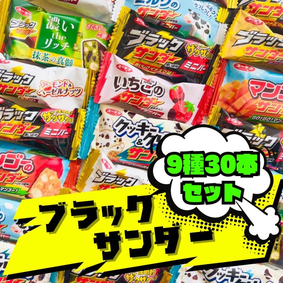 ブラックサンダー チョコレート 9種 30本セット お菓子 ギフト 個包装