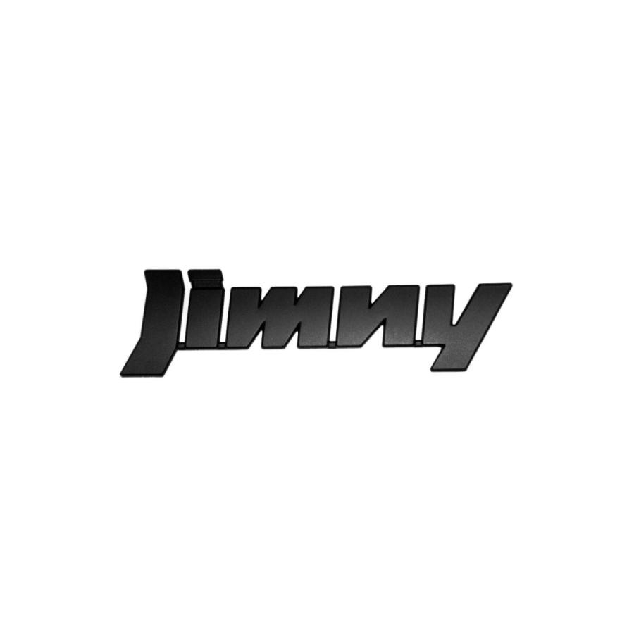 マットブラック ジムニー(JB64W) jimny カーネームエンブレム リア用 